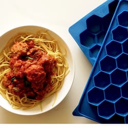 Shape + Store, Kitchen, Shape Store Meatball Master Cookie Dough Master  Blue Silicone New