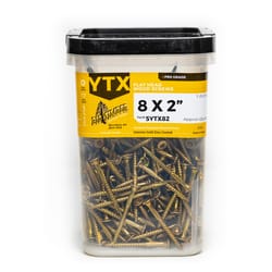 Big Timber No. 8 X 2 in. L Star Yellow Zinc Wood Screws 5 lb 750 pk