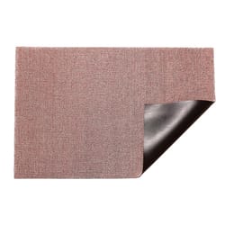 Chilewich 18 in. W X 28 in. L Pink Heathered Vinyl Door Mat