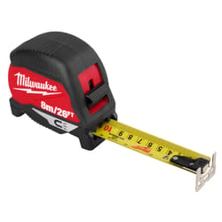 Milwaukee 26 ft. L X 1 in. W Compact Wide Blade Magnetic Tape Measure 1 pk