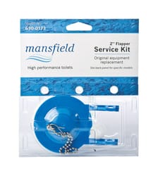 Mansfield Toilet Flapper Blue Rubber