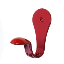 FENIX SmartHook 3.5 in. L Powder Coated Red Steel Contemporary Hook 15 lb. cap. 1 pk