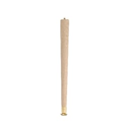 Waddell 21-1/2 in. H Round Tapered Wood Table Leg