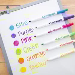 Bazic Products Low Odor Bright Color Dry Erase Markers 6 pk