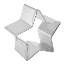 R&M International Corp 1 in. W X 1 in. L Mini Star Cookie Cutter Silver 1 pc