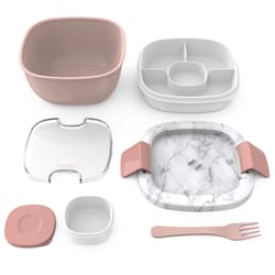 Bentgo Blush Marble Salad Container 1 pk