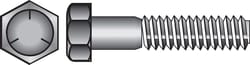 HILLMAN 5/8 in. D X 1 in. L Heat Treated Zinc Steel Hex Head Cap Screw 25 pk