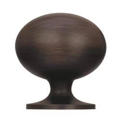 Amerock Allison Oval Cabinet Knob 1-3/8 in. D 1-3/8 in. Oil Rubbed Bronze 1 pk