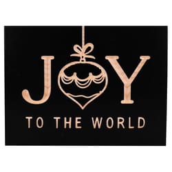 P Graham Dunn Black Joy To The World Word Block 5 in.