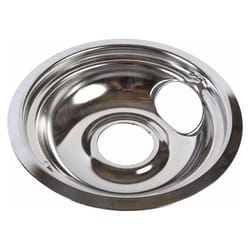 GE Chrome Drip Bowls 6 in. W X 6 in. L