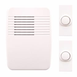 Heath Zenith White Plastic Wireless Door Chime Kit