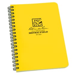 Rite in the Rain 4-5/8 in. W X 7 in. L Spiral Yellow All-Weather Notebook