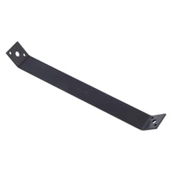 Hampton 13.3 in. H X 1.5 in. W X 1/8 in. D Black Steel Inside Strap Brace