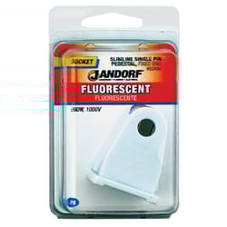 Jandorf Plastic Fluorescent Medium Base Socket 1 pk