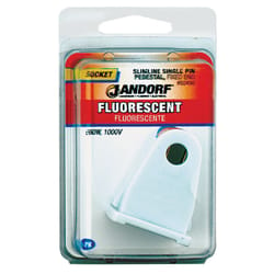 Jandorf Plastic Fluorescent Medium Base Socket 1 pk