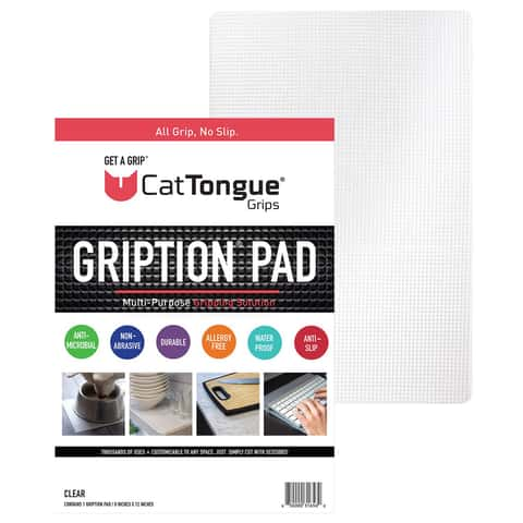 CATTONGUE GRIPS Non-Abrasive Grip Tape Roll Heavy Duty Non Slip