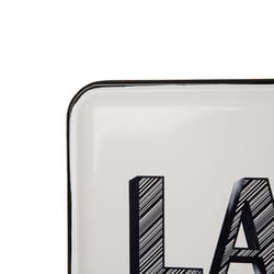 Glitzhome Flag and semtiments Wall Sign Metal 1 pk