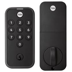 Yale Code Matte Black Metal Electronic Deadbolt