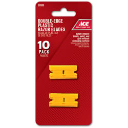 Ace Plastic Double-Edge Razor Blade 10