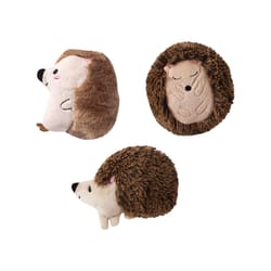 Pet Shop by Fringe Studio Multicolored Plush Hedgehugs All Day Dog Toy 3 pk