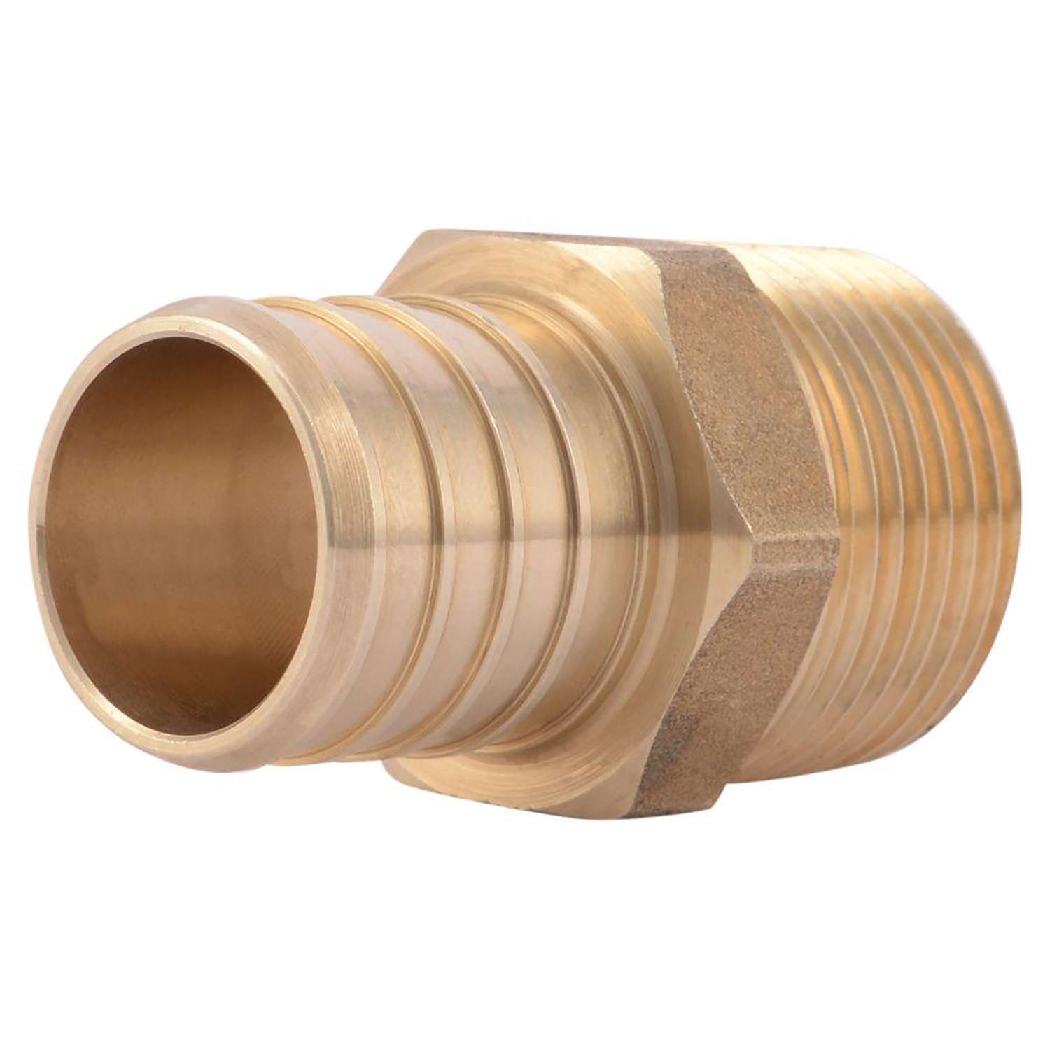 SharkBite 1 in. PEX x 3/4 in. Dia. MPT Brass Adapter Ace Hardware