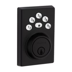 Kwikset Powerbolt Matte Black Zinc Electronic Deadbolt