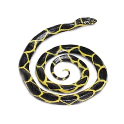 Safari Ltd. Incredible Creatures Chain Kingsnake Toy Black/Yellow