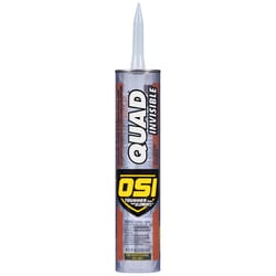 OSI Quad Invisible Clear Elastomeric Polymers Door, Siding and Window Sealant 9.5 oz
