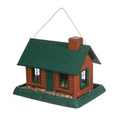 North States Wild Bird 1 lb Plastic Hopper Bird Feeder 4 ports