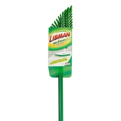 Libman 4 in. W Hard Bristle 55 in. Steel Handle Floor Scrub Brush