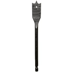 Century Drill & Tool Lazer Spade 11/16 in. X 6 in. L High Speed Steel Spade Bit Hex Shank 1 pc