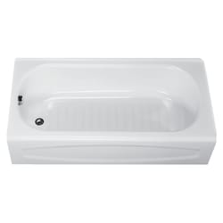 American Standard New Salem 14.25 in. H X 30 in. W X 60 in. L White Bathtub