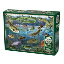 Cobble Hill Hooked On Fishing Jigsaw Puzzle 1000 pc