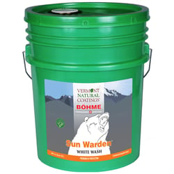 Vermont Natural Coatings Sun Warden Flat Whitewash Water-Based Waterborne Wood Finish 5 gal