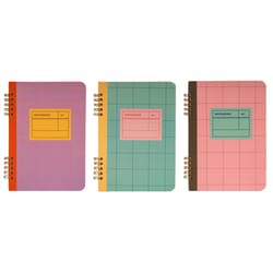 Kikkerland 6 in. W X 8 in. L Spiral Assorted Notebook