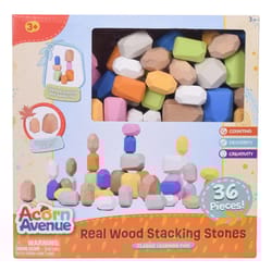 Acorn Avenue Stocking Stones Multicolored 36 pc