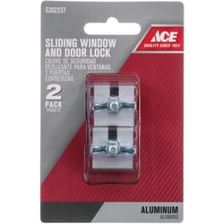 Ace Matte Aluminum Indoor Slide Locks