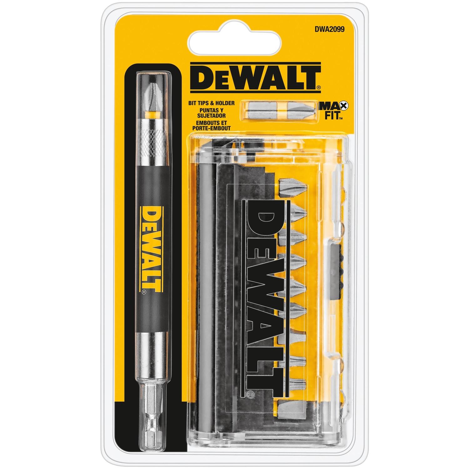 Photos - Drill Bit DeWALT Max Fit 3.87 in. L Drive Guide Bit Set S2 Tool Steel 13 pc DWA2099 