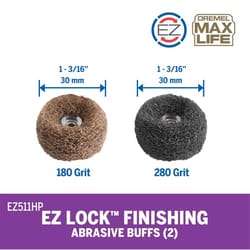 Dremel Max Life 2 in. L Silicone Carbide Abrasive Round Abrasive Buffs 2 pk