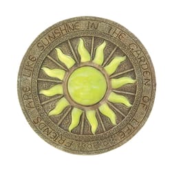 Summerfield Terrace Multi-color Polyresin 10.2 in. H X 10.2 in. L Garden of Life Stepping Stone