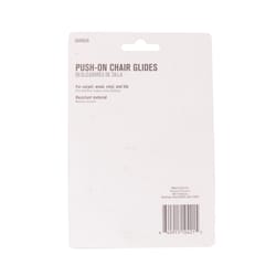 Projex Gray 1 in. Push-On Polymer Chair Glide 8 pk