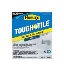 Homax  Tough As Tile  Gloss  White  Tub and Tile Refinishing Kit  Indoor  26 oz. 