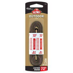 Kiwi Outdoor 72 in. Dark Brown Boot Laces