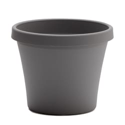 Bloem Terra 17 in. H X 20.5 in. W X 13.5 in. D Resin Traditional Planter Charcoal