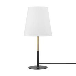 Globe Electric 16 in. Matte Black Table Lamp