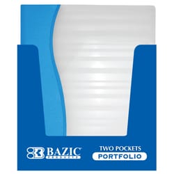 Bazic Products 11.75 in. W X 9 in. L Poly Portfolio