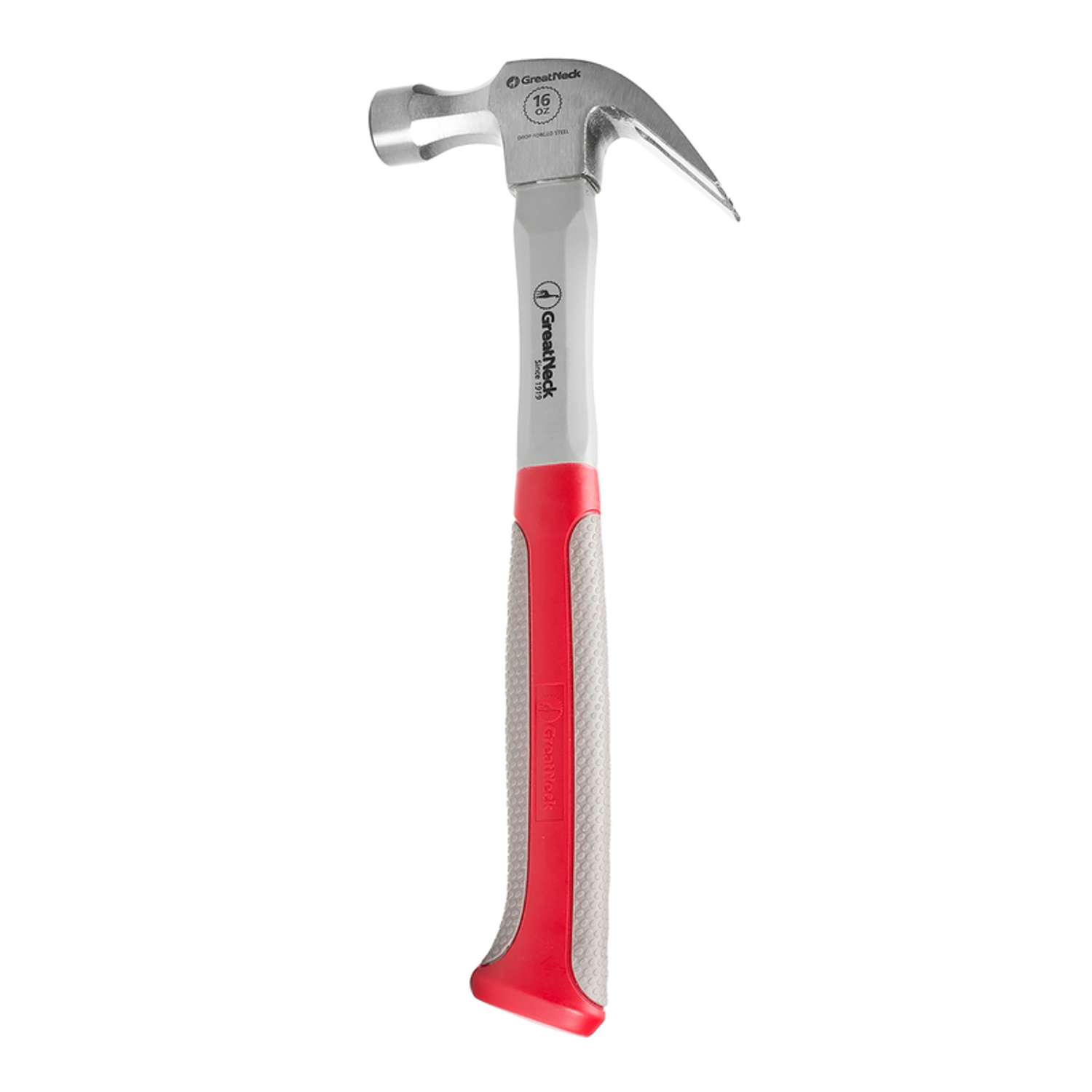 Great Neck 16 oz Smooth Face Hatchet Claw Hammer 12.8 in. Fiberglass