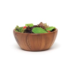 Lipper International Natural Acacia Wood Flair Flared Bowl 6 in. D 1 pc