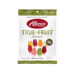 Albanes True to Fruit-Exotic Fruits Assorted Gummi Bears 5 oz