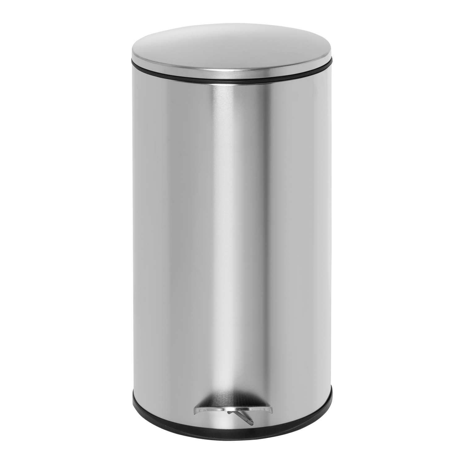 HoneyCanDo 7.93 gal Silver Stainless Steel StepOn Trash Can Ace Hardware
